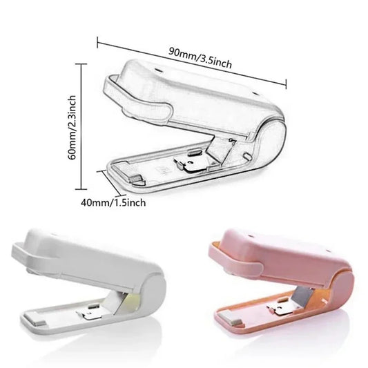 Mini Heat Bag Packaging Sealer Portable Plastic Bag Clip Sealing Machine Food Storage Seal Snack Sealing Kitchen Gadgets