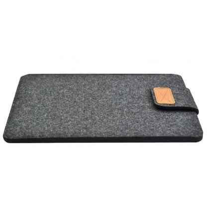 Felt Sleeve Slim Tablet Case Cover Bag – Solid Color Protective Storage for MacBook Air, Pro & Tablets 11, 13, 15 Inch