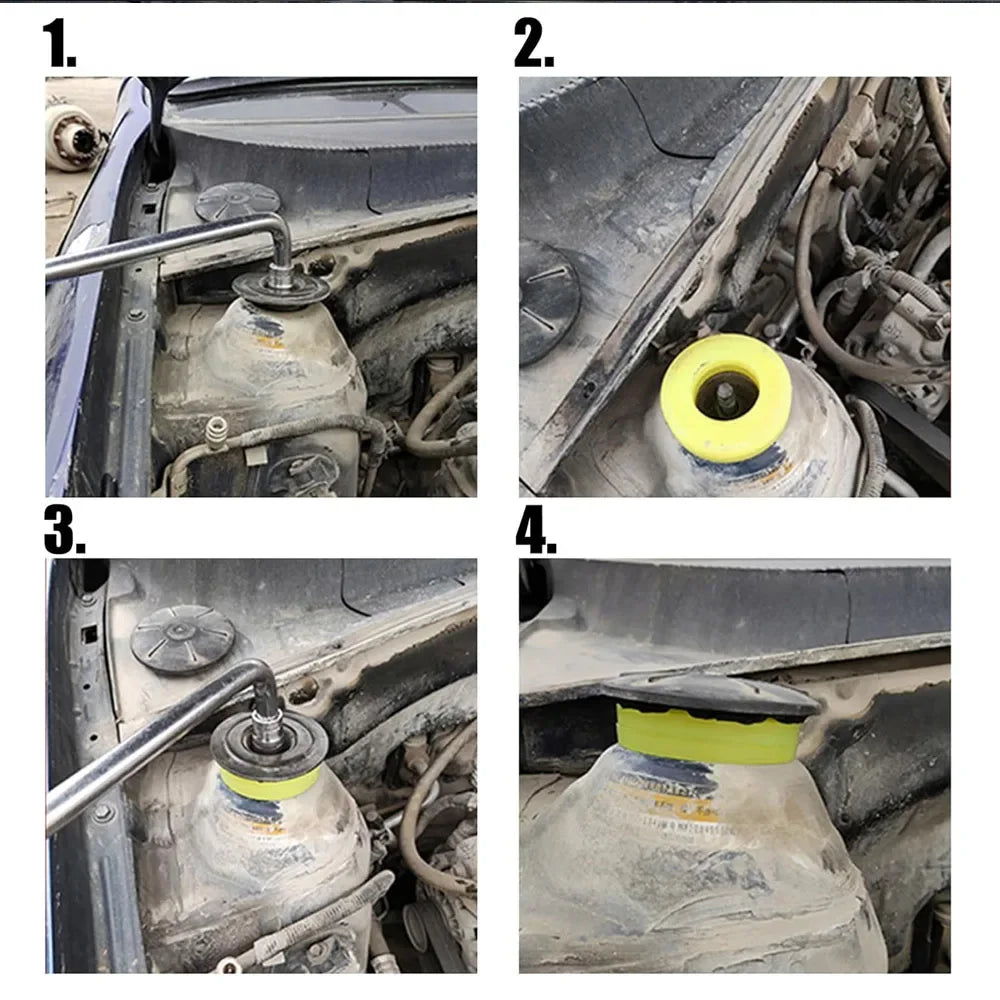 Universal Shock-Absorbers Pad Bushing Protector Rubber Ring For VW Golf MK4 Jetta Bora Skoda Bushing Hood Seal Front Bearing Top