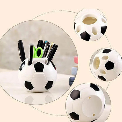 Soccer Ball Pen Holder – Football-Shaped Desktop Organizer for Kids & Students