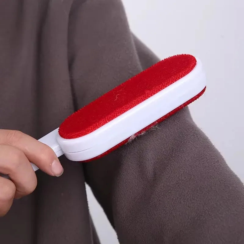 Self-Cleaning Lint Sticking Roller – 2-Sided Dedusting Brush & Pet Hair Remover for Sofa, Carpet & Clothes