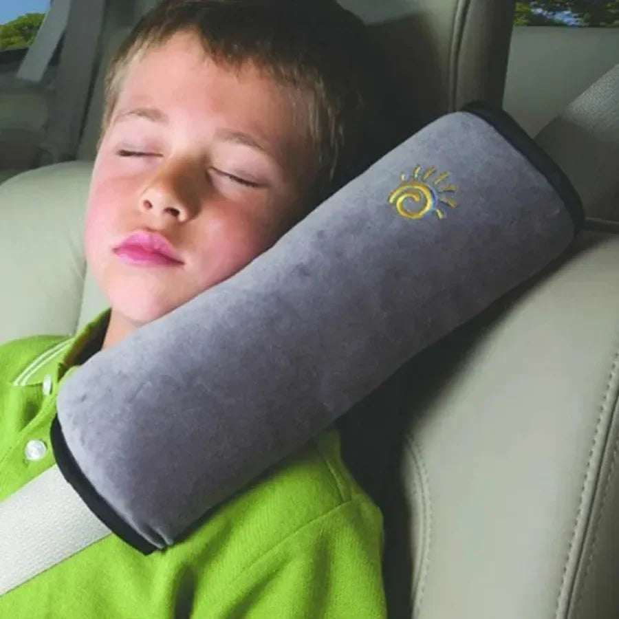 Kids Car Seatbelt Pillow – Soft Strap Cushion Pad for Sleeping in the Car