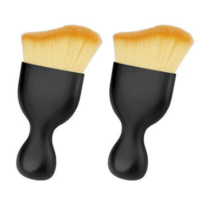 2 Pcs Car Interior Dust Sweeping Soft Brush Set – Compact Keyboard & Gap Cleaner