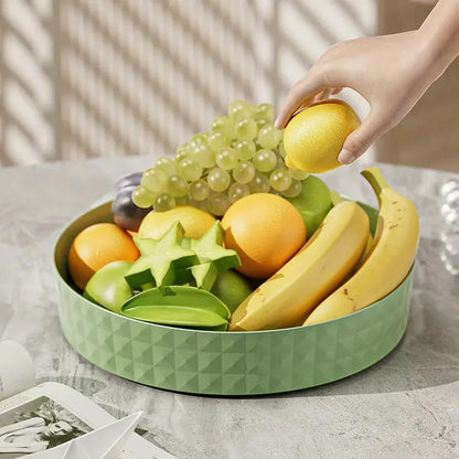 360° Rotating Seasoning Storage Rack – Non-Slip Kitchen Spice Organizer & Cosmetic Tray