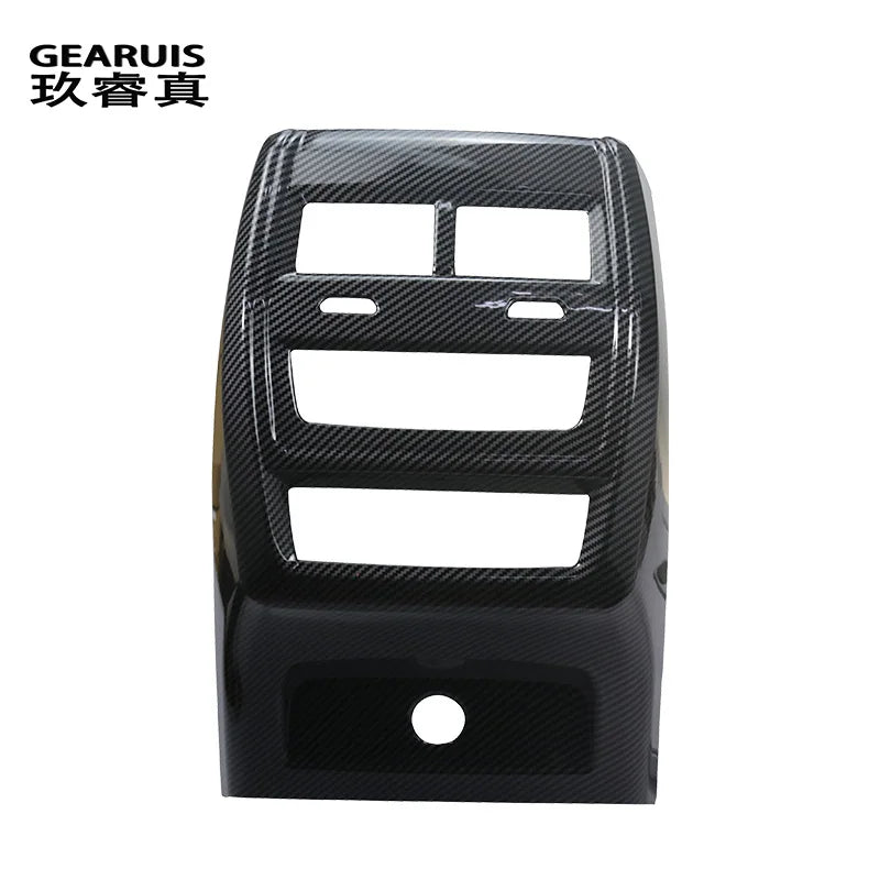 Car Carbon fiber Rear Air Conditioning Vent Outlet decoration Cover Sticker For BMW X5 G05 X6 G06 2019-2022 Interior Accessories