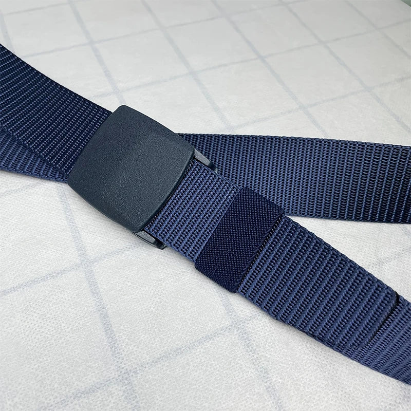Casual Nylon Tactical Belt – Anti-Static, Durable, Quick-Release Buckle for Men & Women
