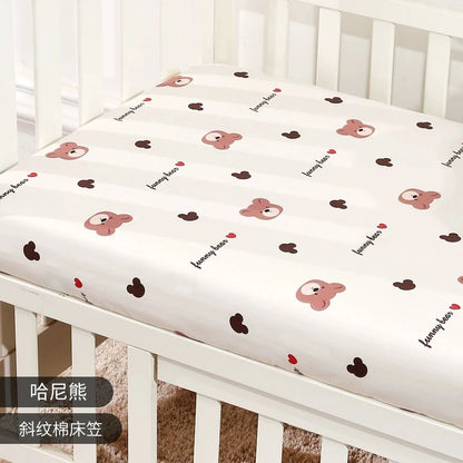 Fitted Bassinet Mattress Cover – Soft Crib Sheet for Newborns (90×50×5cm or 140×70×5cm)