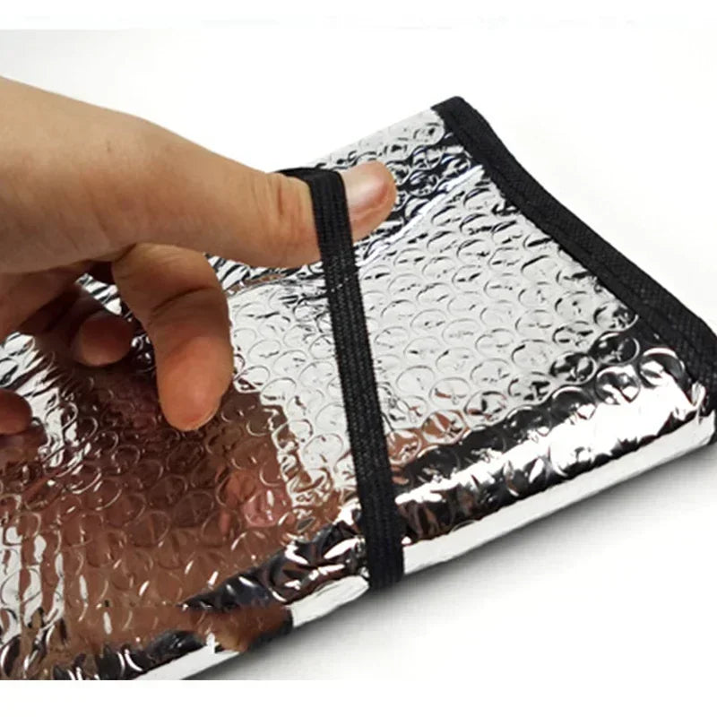 Car Front Window Sunshade – UV Protection Windshield Visor with Heat Reflective Foil