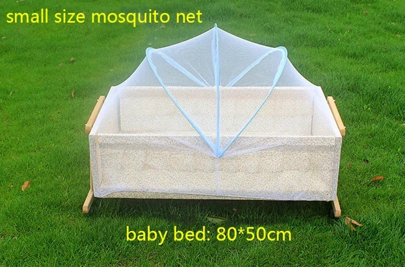 Portable Baby Crib Mosquito Net – Foldable Insect Mesh Cover for Cradles & Toddler Beds