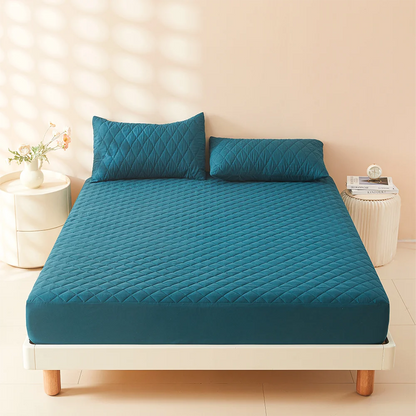 3D Air Fabric Waterproof Mattress Protector – Thick, Breathable Fitted Bed Cover (No Pillowcase)