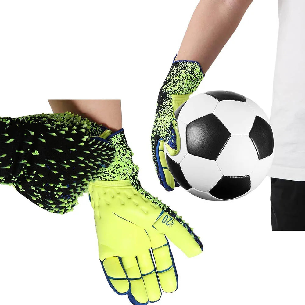 Professional Soccer Goalie Gloves – Latex Thickened Goalkeeper Gloves for Adults & Youth