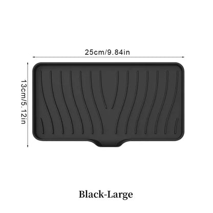 Silicone Drain Soap Box – Anti-Slip Sink Tray for Kitchen or Bathroom