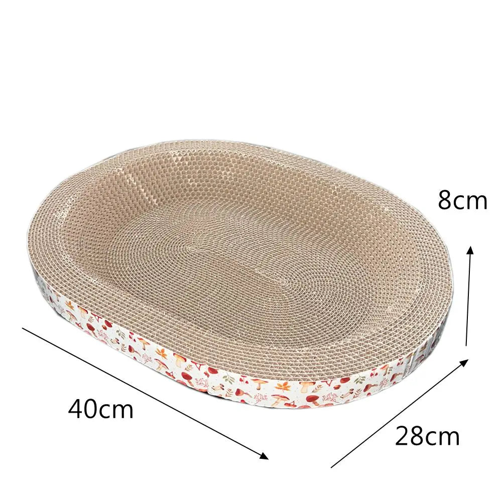 Corrugated Paper Cat Scratching Board – Durable Furniture Protector & Claw Toy