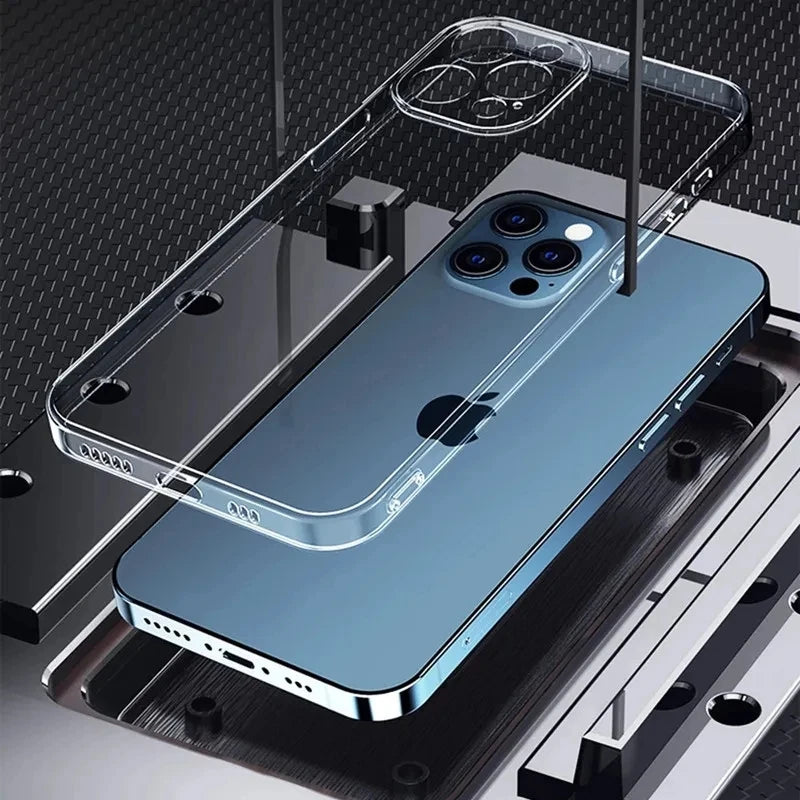 Transparent Soft TPU Silicone Case for iPhone 11 12 13 Mini 14 15 Pro Xs Max XR 8 7 6 Plus SE 2020 2022 – Clear Back Cover