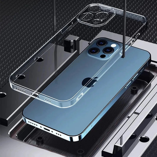 Transparent Soft TPU Silicone Case for iPhone 11 12 13 Mini 14 15 Pro Xs Max XR 8 7 6 Plus SE 2020 2022 – Clear Back Cover