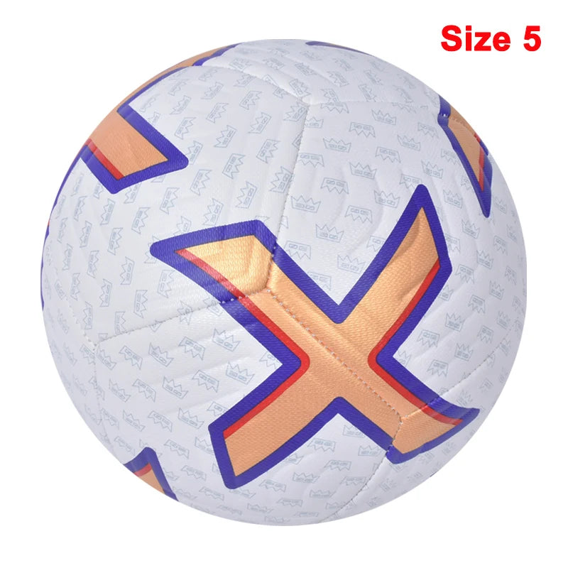 Standard Size 5 Soccer Ball – PU Machine-Stitched Football for Outdoor Match & Training