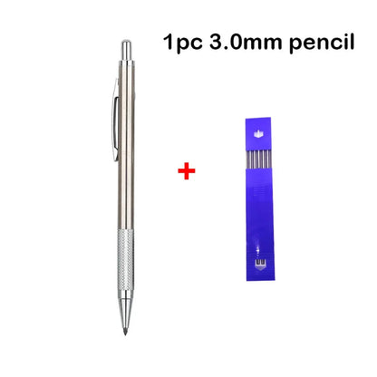 Mechanical Pencil Set 0.3–2.0mm – Full Metal Drawing & Writing Pencils with Leads for School & Office