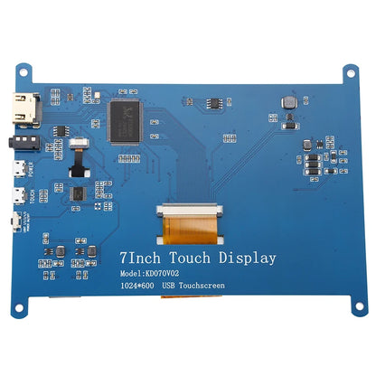 New 7 Inch IPS TFT LCD Display Touch Screen Monitor 1024*600 RGB Pixels USB HDMI-compatible for Raspberry Pi 4B 3B+ AIDA64