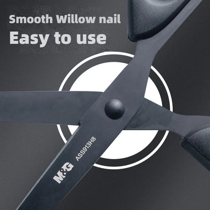 M&G 160mm Stainless Steel Scissors – Durable Household Scissors with Wear-Resistant Black Blade for Office & Everyday Use