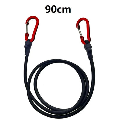 Heavy Duty Bungee Cord with Carabiner – Elastic Tie Strap for Camping, Luggage & Gear Securing