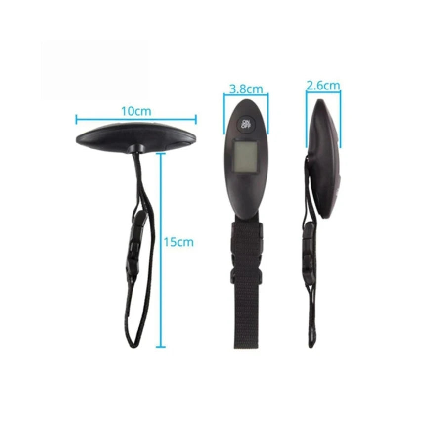 Portable Digital Luggage Scale – 40kg/100g Travel Hanging Scale with LCD Display & Strap