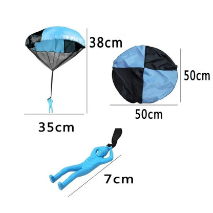 Kids Hand Throwing Parachute Toy – Educational Outdoor Play with Soldier Figure