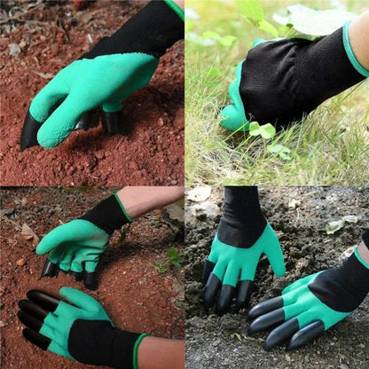 Breathable Garden Gloves with Claws – Puncture-Resistant Digging & Planting Gloves