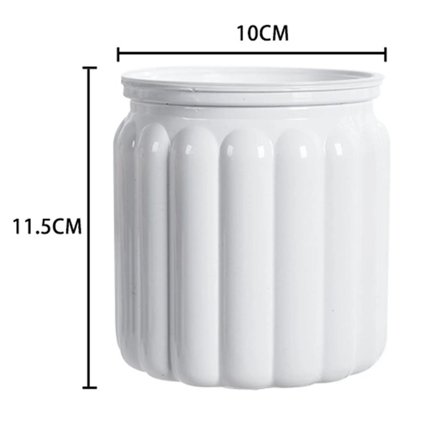 Mini Self Watering Flower Pot Fish Tank Transparent Plastic Plant Pots Self Watering Planter Pot Vase For Home Decoration