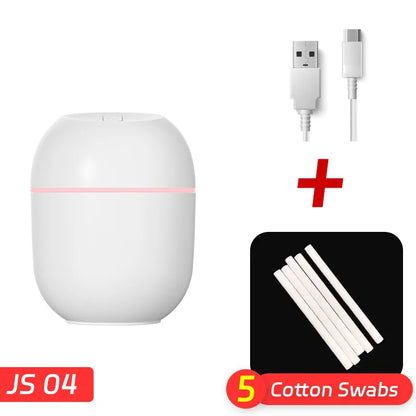 Portable USB Water-Drop Humidifier – Mini Desktop Home Mist Atomizer