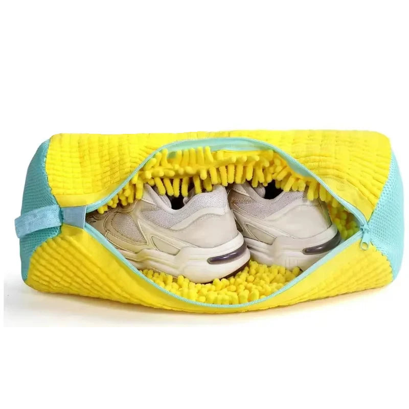 Durable Shoe Washing Machine Bag or brush for All Shoe Types,Ideal for Sneakers and Casual Shoes,Laundry Wash Bag