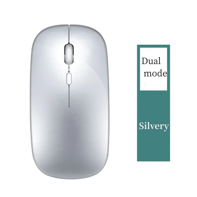 New Bluetooth Wireless Mouse USB Optical Rechargeable Mouse for Computer Laptop PC Macbook Gaming Mouse Gamer 2.4GHz 1600DPI