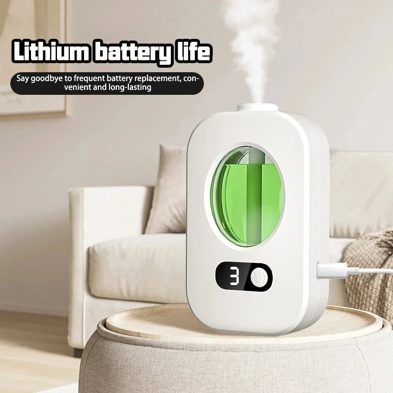 Automatic Aroma Diffuser – USB Ultrasonic Air Freshener & Humidifier for Bathroom, Toilet & Office