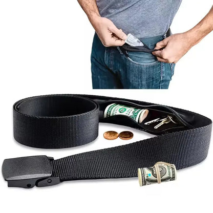 Anti-Theft Travel Cash Belt – Hidden Money Waist Pack for Men and Women