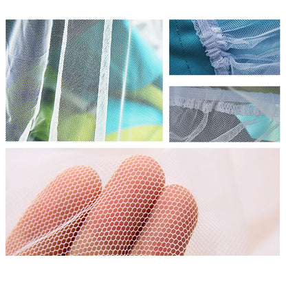 Baby Mosquito Net Stroller Mesh Cover Elastic Edge Fits Most Prams Car Seats Cradles White Protective Bug Net Cradle Mesh
