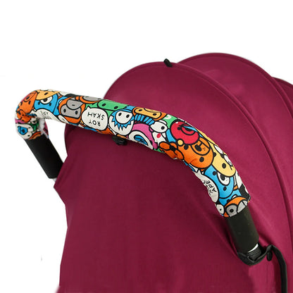 Pram Stroller Armrest Protective Case – Zipper Closure Armrest Covers for Wheelchair & Stroller Handles