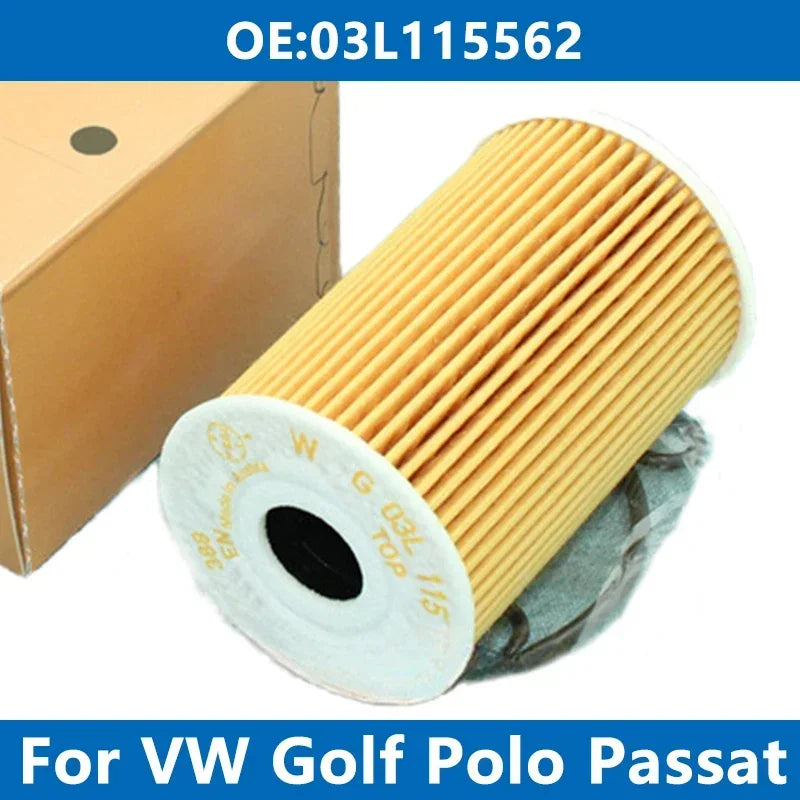 1/6/10PCS Car Oil Filter 03L115562 For VW AMAROK CADDY Golf V VI Jetta Polo Tiguan Passat B6 B7 SCIROCCO 1.6 2.0TDI SEAT SKODA