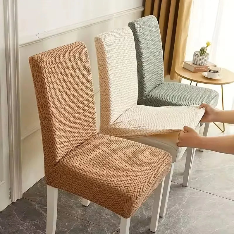 Universal Elastic Chair Covers – Stretchable Seat Slipcovers for Dining & Living Room Chairs
