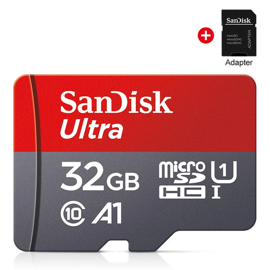 SanDisk Micro-SD Card 32GB 64GB 256GB 128GB A1 Memory Cards Class 10 Flash Drive Cards 32GB cartao de memoria For Phone