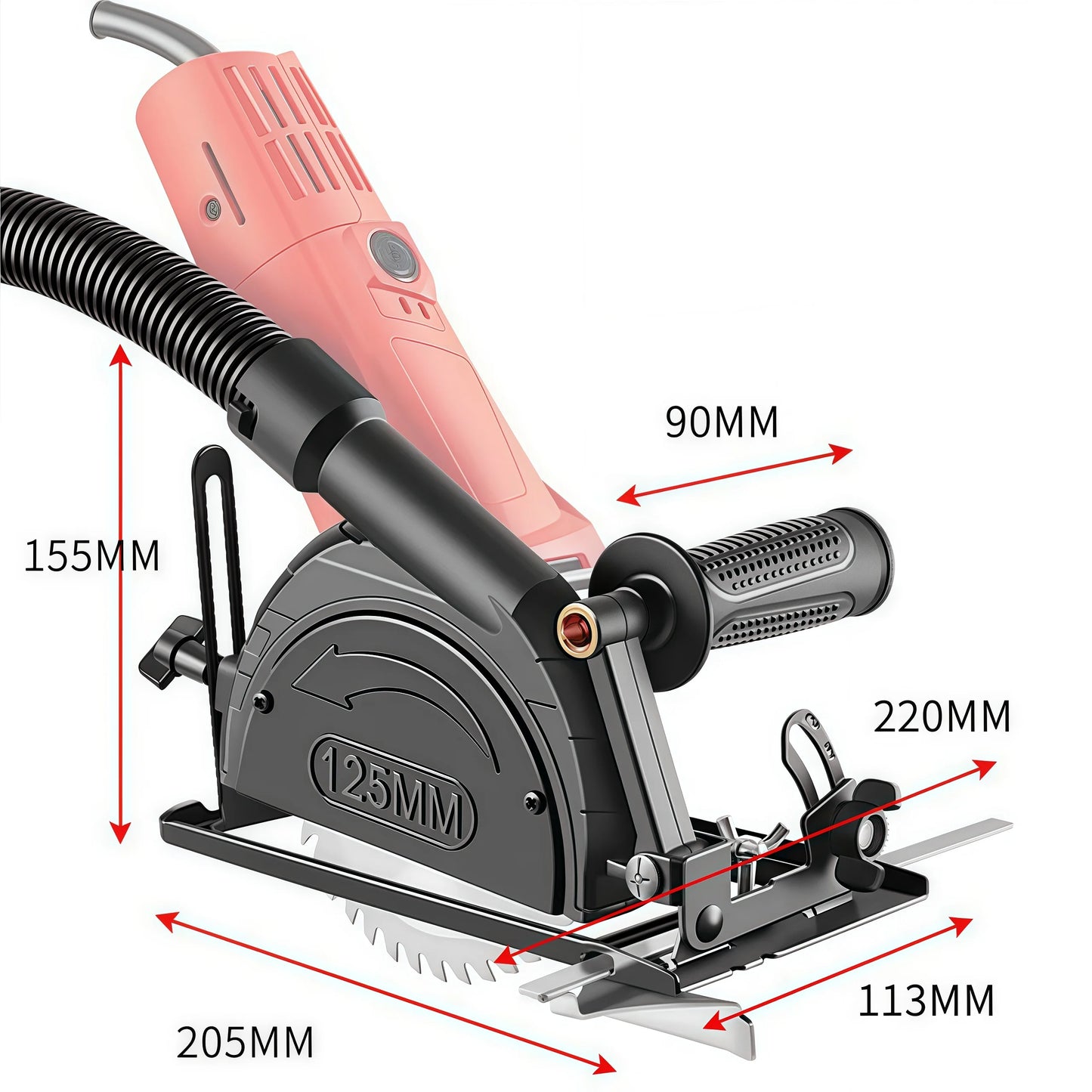 Angle Grinder Holder 45° Adjustable Angle Grinder Accessories, Safely Cutting and Grooving Multifunctional Non SKID Convenient