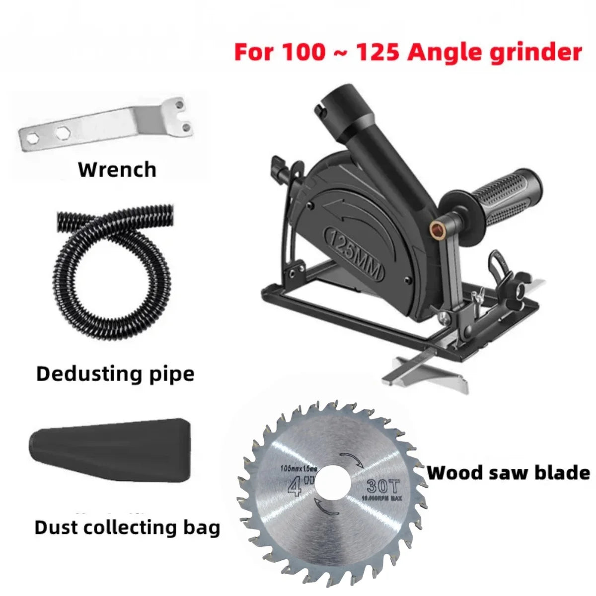 Angle Grinder Holder 45° Adjustable Angle Grinder Accessories, Safely Cutting and Grooving Multifunctional Non SKID Convenient