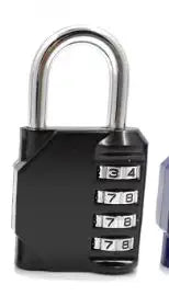Travel Padlock Anti-theft Backpack Small Padlock Resettable 3/4 Digit Combination Suitcase Password Code Lock Luggage Padlock