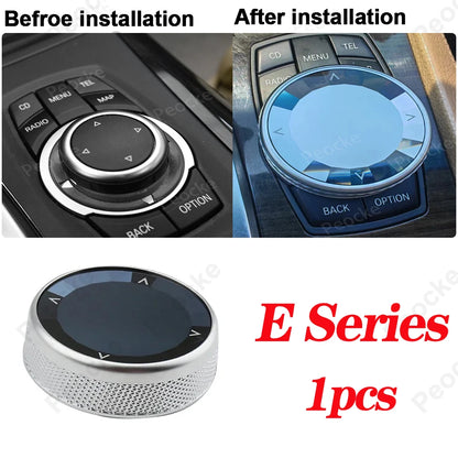 Crystal Multimedia Knob for BMW F33 F20 G20 G12 G30 F30 F11 Car Multimedia Buttons Cover G26 G29 F10 F06 F22 F36 Auto Accessory