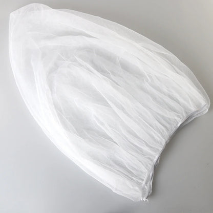 Baby Mosquito Net Stroller Mesh Cover Elastic Edge Fits Most Prams Car Seats Cradles White Protective Bug Net Cradle Mesh