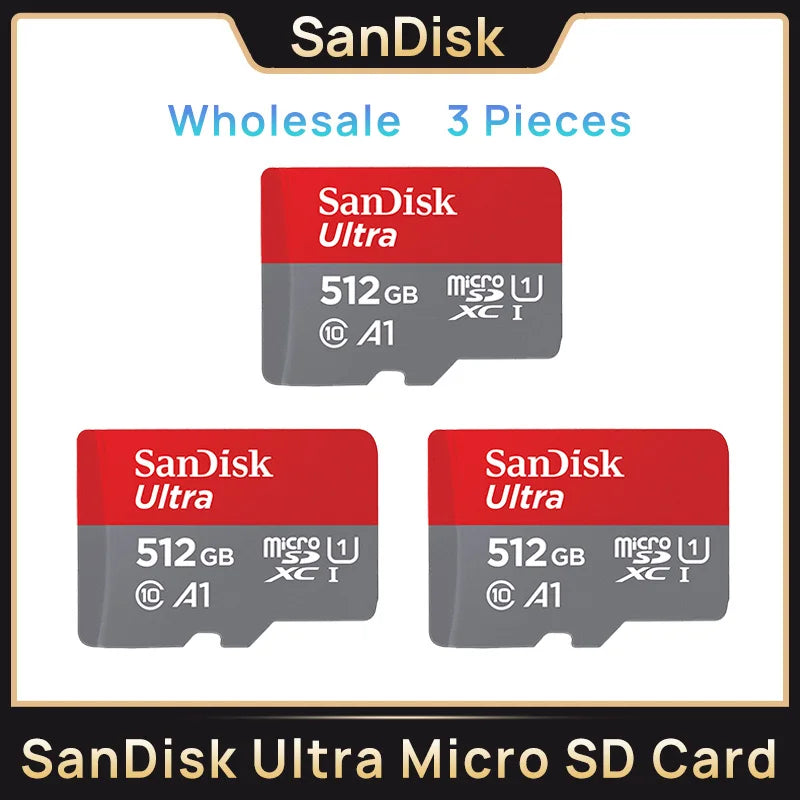 Ultra microsd 128GB 32GB 64GB 256GB 512GB A1 Micro SD Card SD TF Flash Card Memory Card Class 10 for Phone