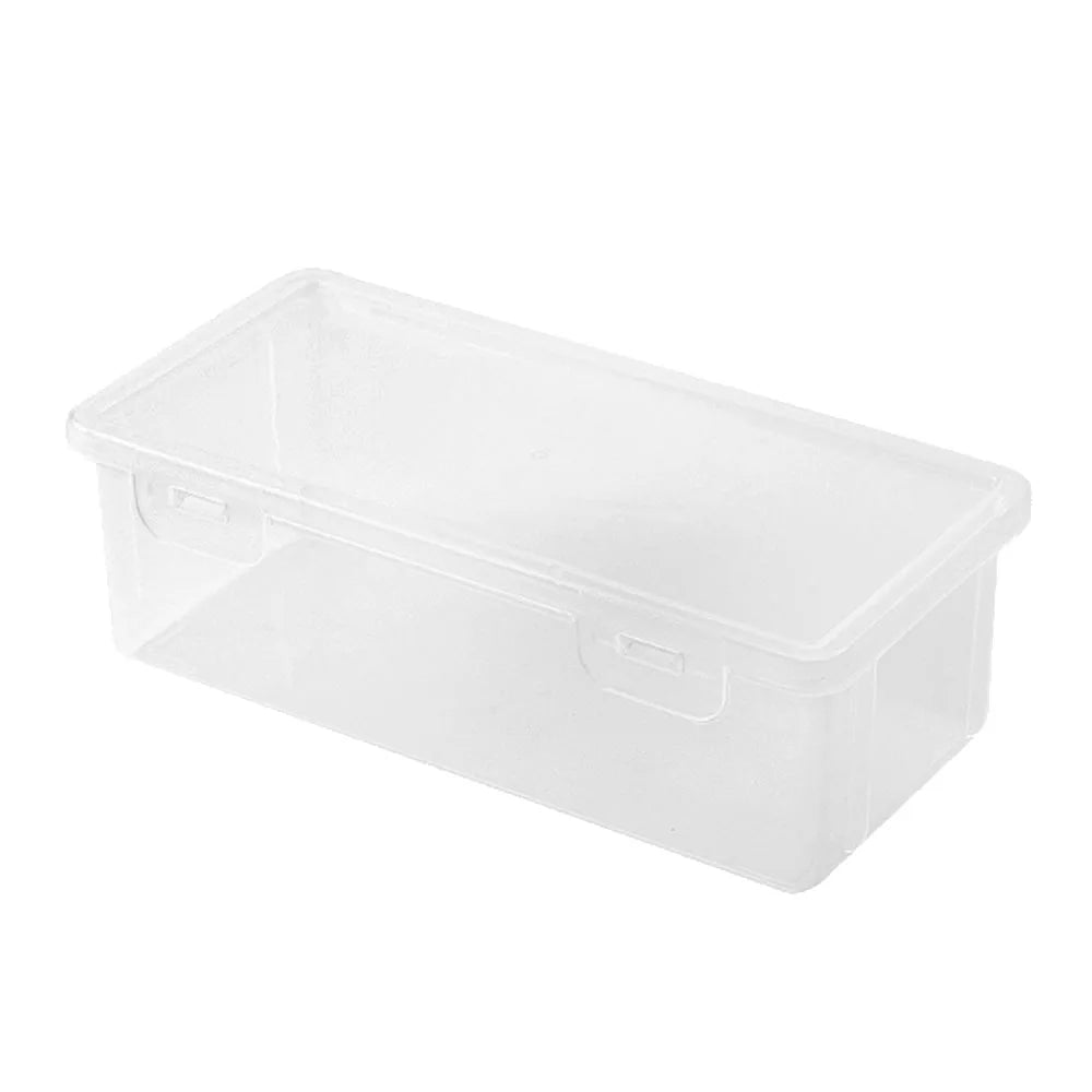 LOLEDE Transparent Pencil Case – Durable Stationery Organizer Box for School & Office Supplies