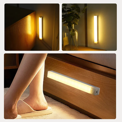 LED Bar Light Motion Sensor Night light Wireless Under Cabinet Lights For Kitchen Closet Cabinet Wardrobe Lighting Cabinet Light