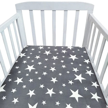 Fitted Bassinet Mattress Cover – Soft Crib Sheet for Newborns (90×50×5cm or 140×70×5cm)