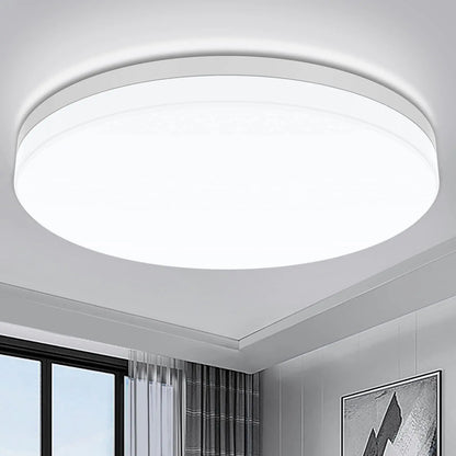 IRALAN Ultra-Thin Round LED Ceiling Light – 18W/24W/36W/48W Modern Flush Mount Fixture for Bedroom, Kitchen & Living Room