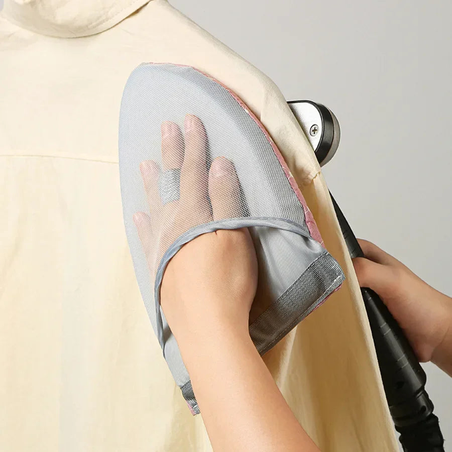 1Pc Fabric Handheld Ironing Board – Small Home Ironing Tray with Insulated Ironing Gloves