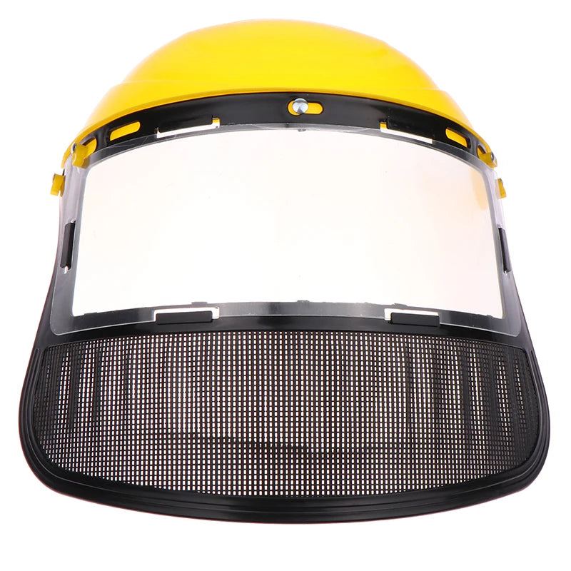 Garden Safety Helmet with Full Face Mesh – Protective Hat for Brush Cutting, Logging & Forestry Work